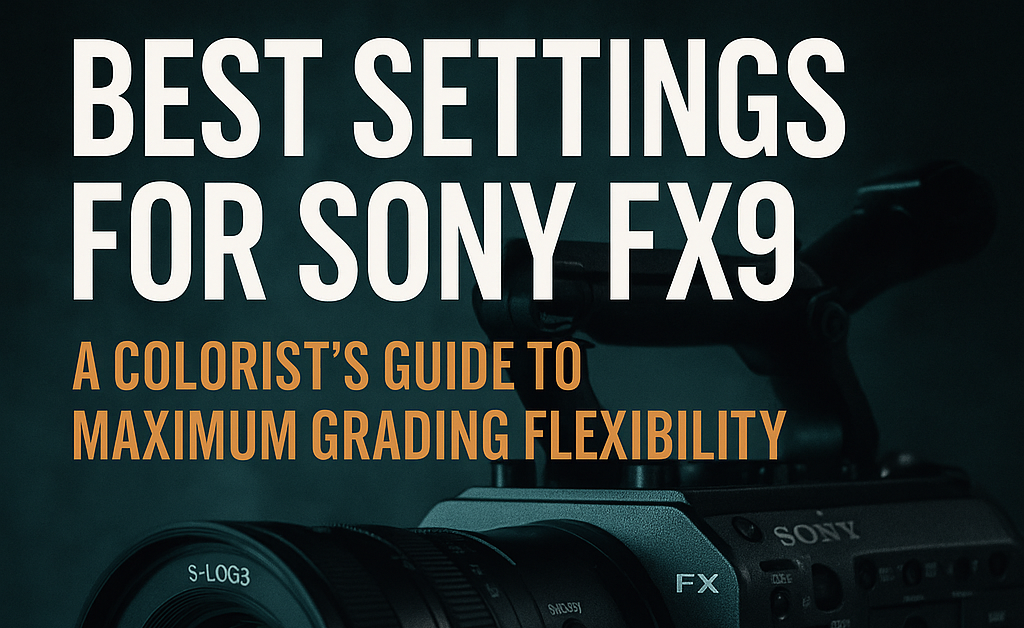 Best Settings for Sony FX9