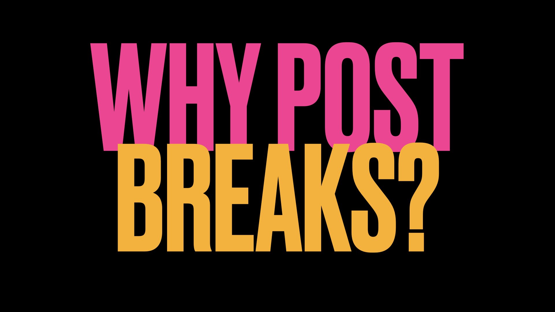 Why Post-Production Workflows Break Before Delivery
